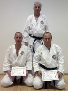 Graduering af Sensei Boris 4. Dan og Sensei Alfredo 3. Dan