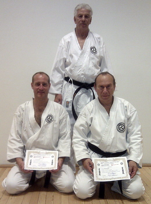 Graduering af Sensei Boris 4. Dan og Sensei Alfredo 3. Dan